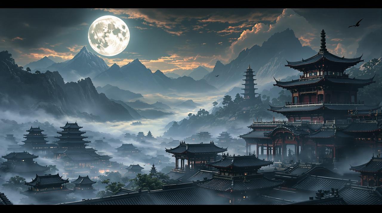 猫咪影院作品江湖旧事背景图