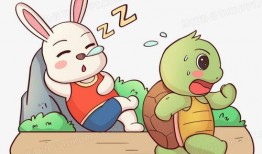 漫画龟兔赛跑,恒心与速度的智慧较量
